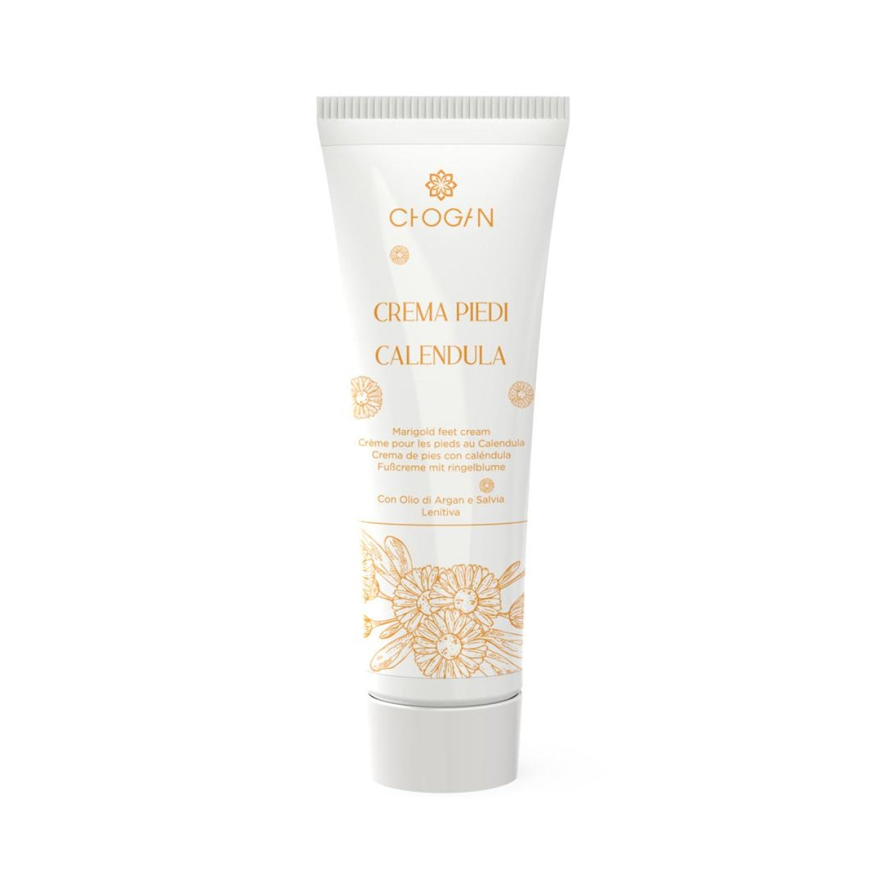 Crème pieds au Calendula avec huile d'Argan et Sauge (75 ml)