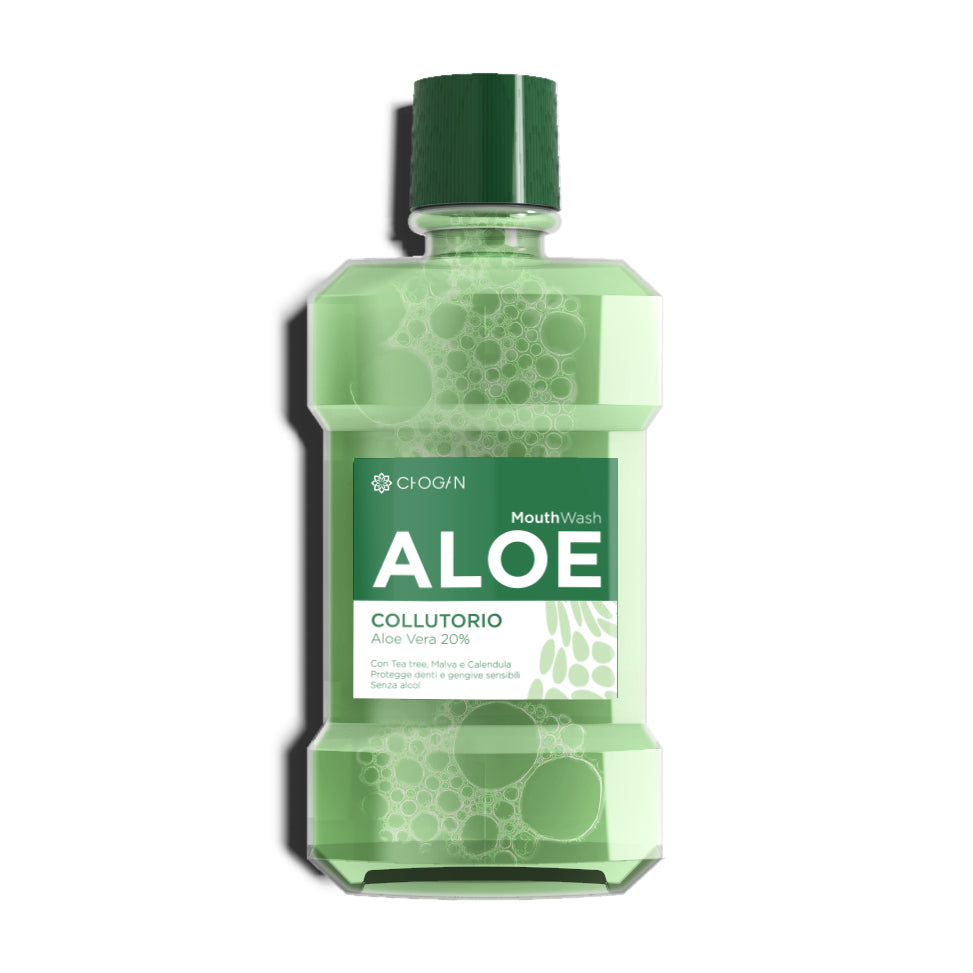 Bain de bouche blanchissant à l'Aloe Vera